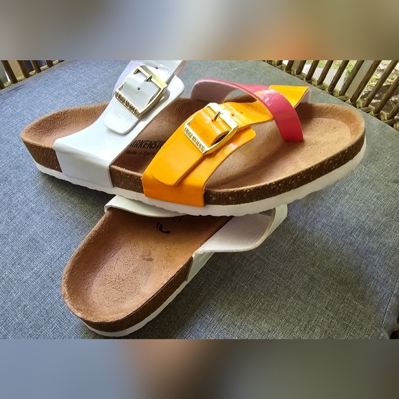 Birkenstock Sandals Size 46 With Toe Loop - Picture 2 of 5